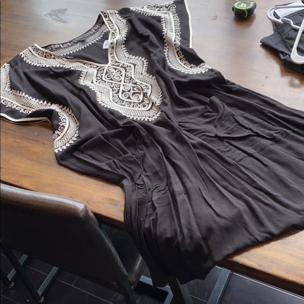 Boho 1x bathing suit cover dress